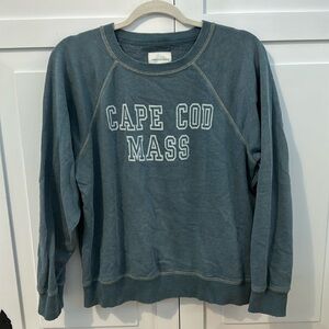 Like New American Eagle Medium Cape Cod Massachusetts Blue Sweater